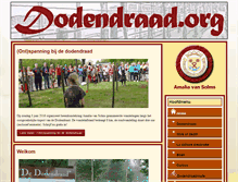 Tablet Screenshot of dodendraad.org